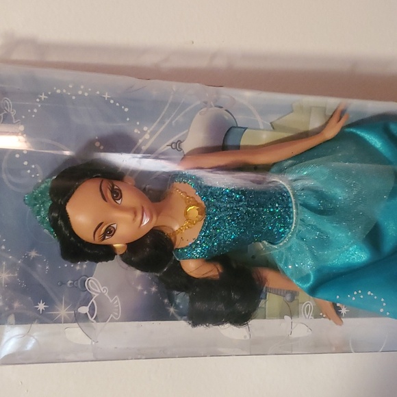 NIB Disney Sparkling Princess Jasmine Doll 2012 Mattel Never Opened - Picture 2 of 5